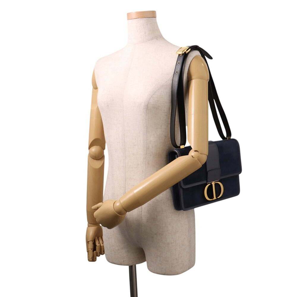 CHRISTIAN DIOR Blue Leather Shoulder Bag - Picture 4 of 15